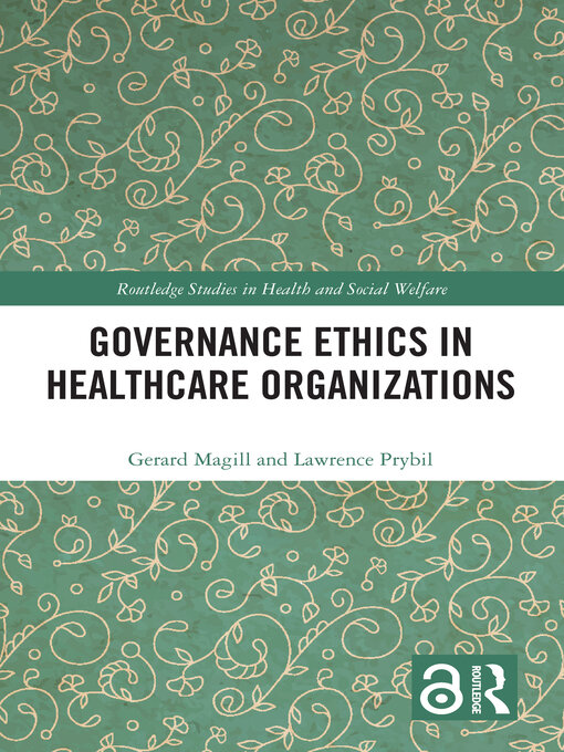 תמונה של  Governance Ethics in Healthcare Organizations